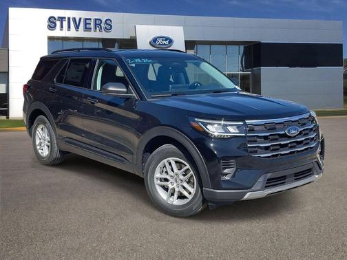Agate Black Metallic 2026 Ford Explorer Active