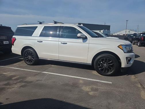 White Platinum Tri-Coat Metallic 2019 Ford Expedition Max Limited