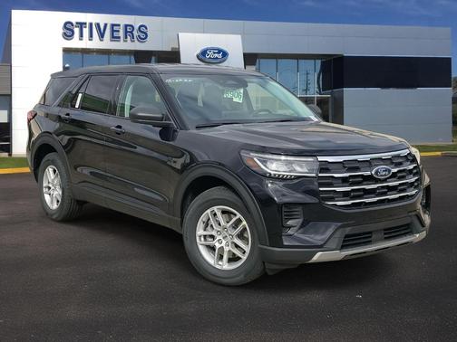 Agate Black Metallic 2026 Ford Explorer Active