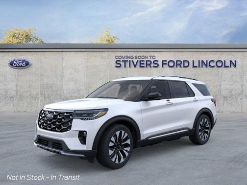 Star White 2026 Ford Explorer Platinum