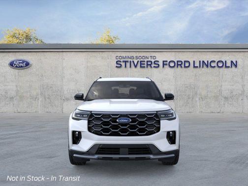 Star White 2026 Ford Explorer Platinum