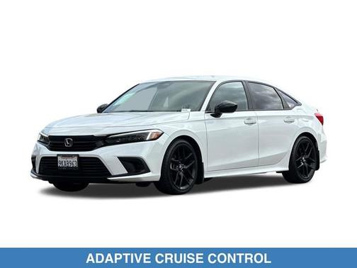 Platinum White Pearl 2022 Honda Civic
