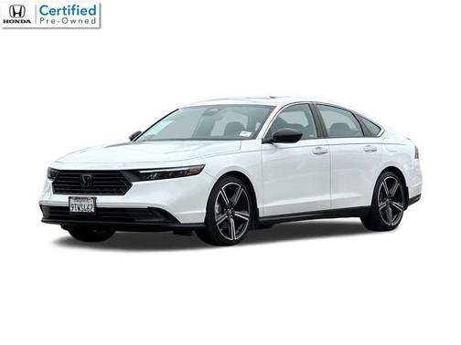 Platinum White Pearl 2025 Honda Accord Hybrid