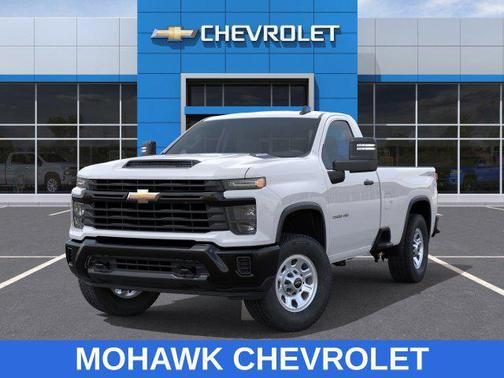 Summit White 2026 Chevrolet Silverado 3500 Regular Cab, Long Bed, WT Dual Rear Wheel, 4WD