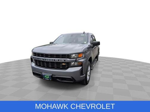 Satin Steel Metallic 2021 Chevrolet Silverado 1500 Custom