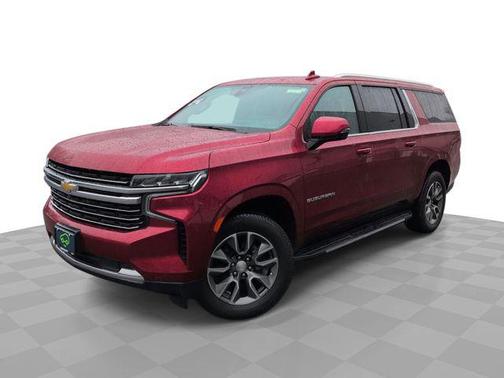 Cherry Red Tintcoat 2022 Chevrolet Suburban LT