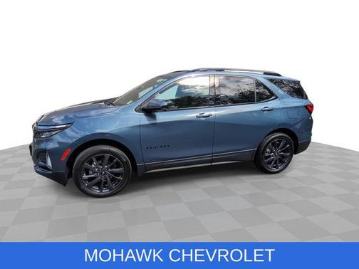 Lakeshore Blue Metallic 2024 Chevrolet Equinox AWD RS
