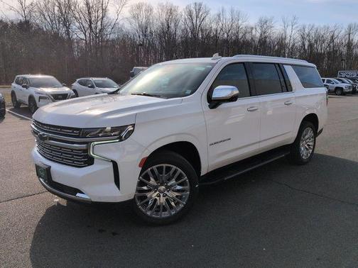 Summit White 2023 Chevrolet Suburban Premier