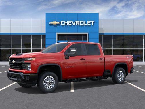 Red Hot 2026 Chevrolet Silverado 2500 Crew Cab, Standard Bed, WT, 4WD