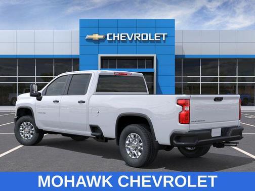 Summit White 2026 Chevrolet Silverado 3500 Crew Cab, Long Bed, WT Dual Rear Wheel, RWD