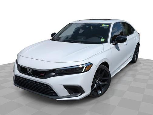 Platinum White Pearl 2022 Honda Civic Si Base