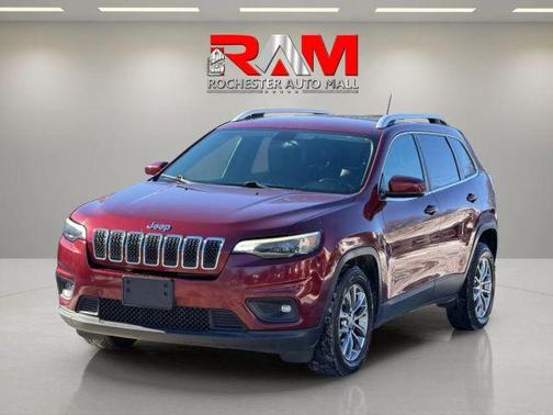 Red 2019 Jeep Cherokee Latitude Plus