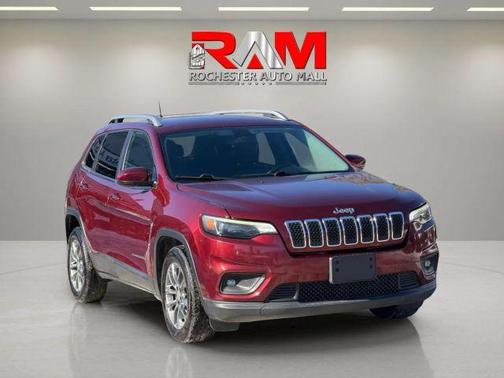 Red 2019 Jeep Cherokee Latitude Plus
