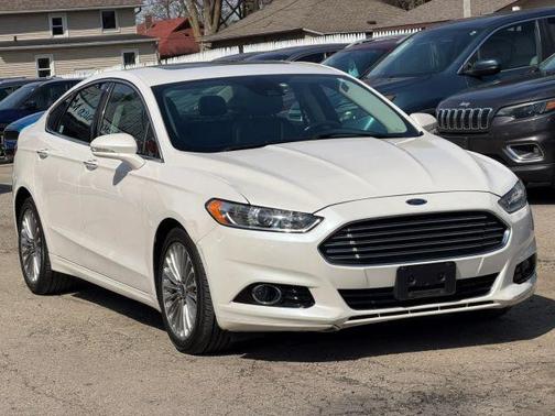 White 2014 Ford Fusion Titanium