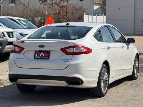White 2014 Ford Fusion Titanium