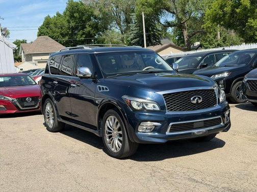 Blue 2015 INFINITI QX80 Base