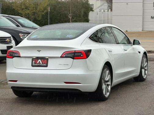 White 2018 Tesla Model 3 Long Range