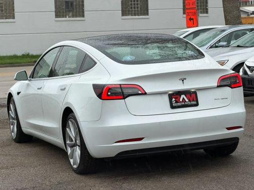 White 2018 Tesla Model 3 Long Range