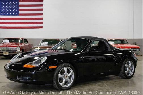 Black 2001 Porsche Boxster Base 2dr Convertible