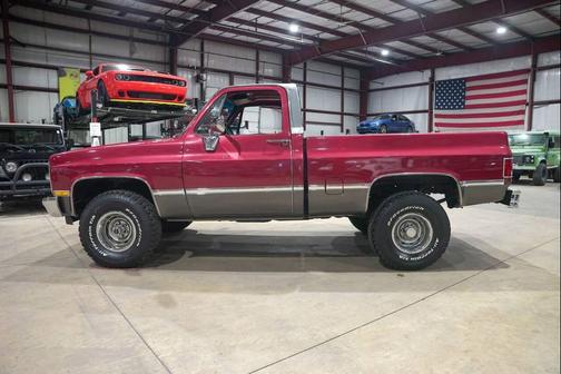 Burgundy 1983 Chevrolet Pickup Truck Base
