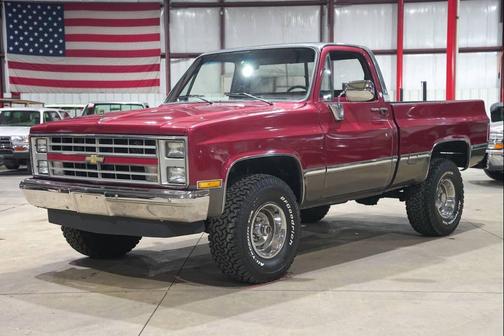 Burgundy 1983 Chevrolet Pickup Truck Base