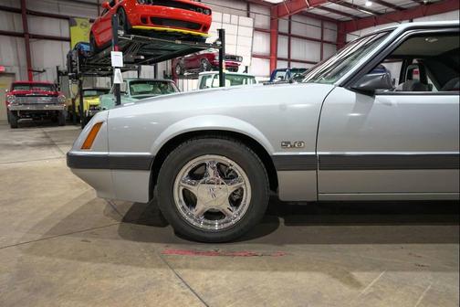 Silver 1986 Ford Mustang GT