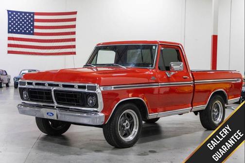 Red 1977 Ford F100 Base