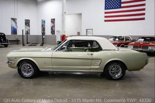 Olive Green 1966 Ford Mustang Base