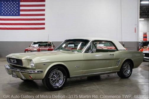 Olive Green 1966 Ford Mustang Base