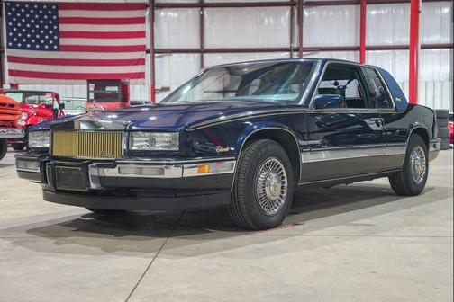 Blue 1989 Cadillac Eldorado Base 2dr Coupe