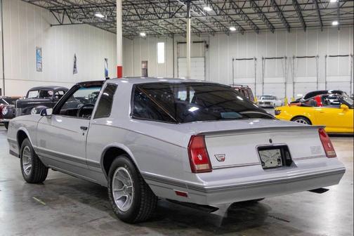 Silver 1987 Chevrolet Monte Carlo SS 2dr Coupe