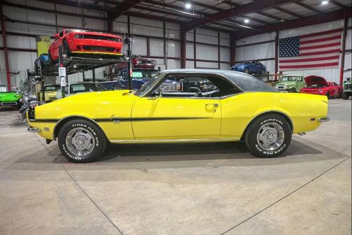 Yellow 1968 Chevrolet Camaro SS