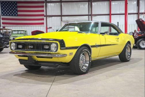 Yellow 1968 Chevrolet Camaro SS