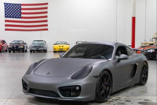 Satin Gray 2015 Porsche Cayman S