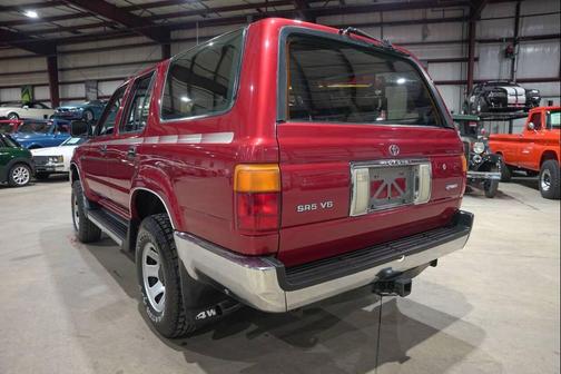 Red 1992 Toyota 4Runner SR5 V6