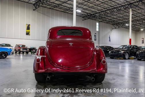 Metallic Garnet Red 1936 Ford Coupe