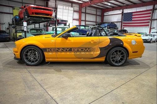 Orange 2007 Ford Mustang GT Premium