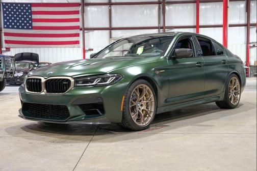 Green 2022 BMW M5 Base