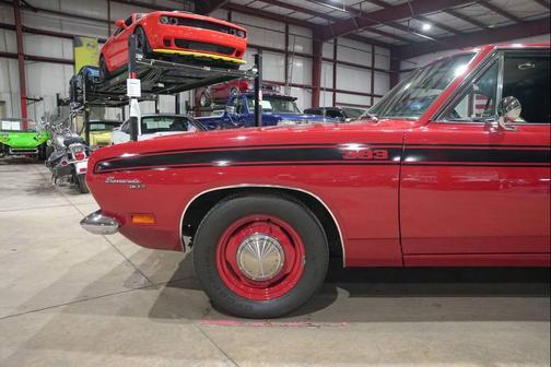 Red 1969 Plymouth Barracuda Formula S