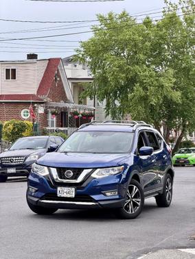 Blue 2018 Nissan Rogue SL