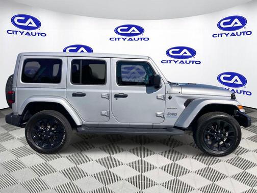 Silver Zynith Clearcoat 2023 Jeep Wrangler 4xe Sahara