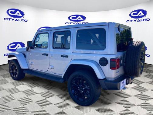 Silver Zynith Clearcoat 2023 Jeep Wrangler 4xe Sahara