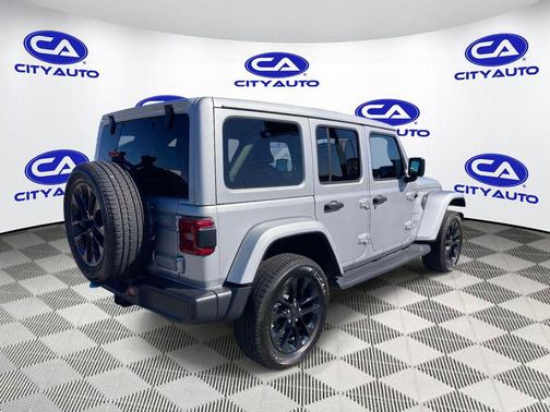 Silver Zynith Clearcoat 2023 Jeep Wrangler 4xe Sahara