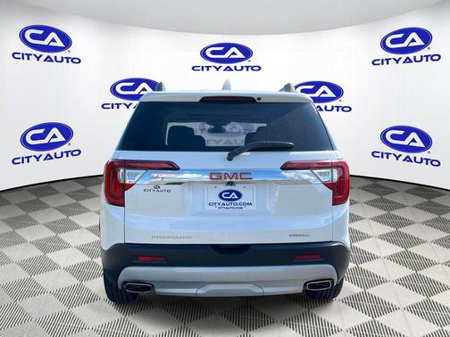 White Frost Tricoat 2023 GMC Acadia AWD SLT