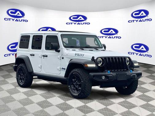 Bright White Clearcoat 2023 Jeep Wrangler 4xe Willys