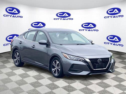 Gun Metallic 2021 Nissan Sentra SV
