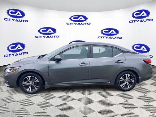 Gun Metallic 2021 Nissan Sentra SV