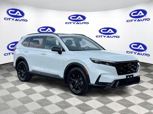 Platinum White Pearl 2024 Honda CR-V Hybrid Sport AWD