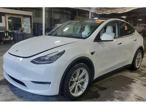Pearl White Multi-Coat 2021 Tesla Model Y Long Range Dual Motor All-Wheel Drive
