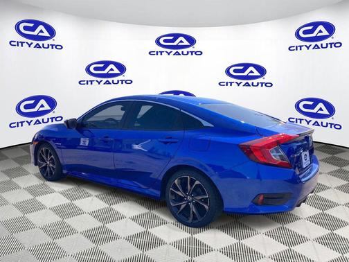 Aegean Blue Metallic 2020 Honda Civic Sport